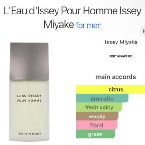 L’Eau d’Issey Pour Homme – Perfume Oil Impression