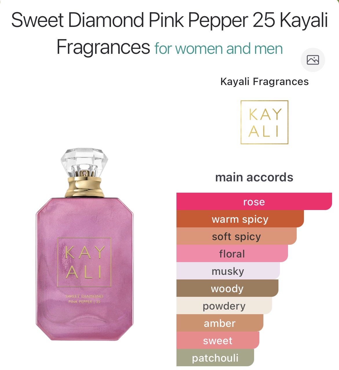 Sweet Diamond Pink pepper - Perfume oil impression