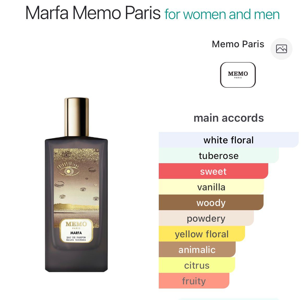 Marfa - Perfume oil impression