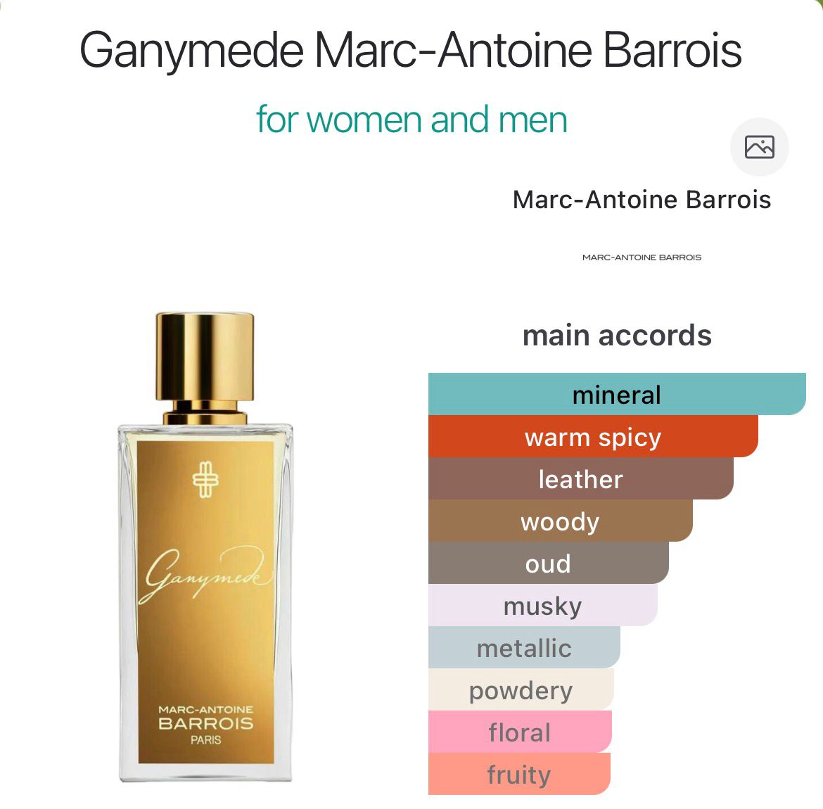 Ganymede - Perfume oil impression