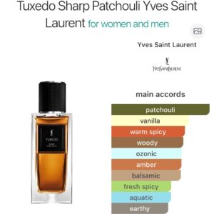 YSL Tuxedo Sharp Patchouli. Perfume Oil Impression