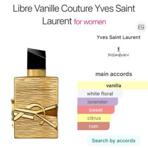 Libre Vanille couture - Perfume oil impression