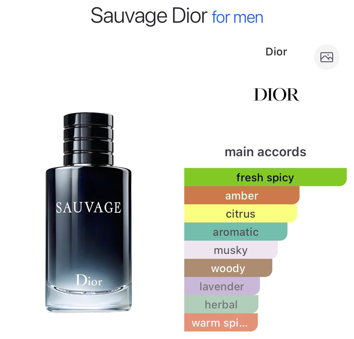 Sauvage - Perfume oil impression