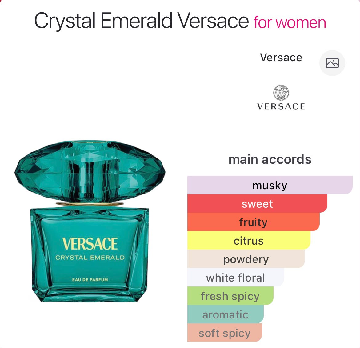 Versace Crystal Emerald - Perfume oil impression