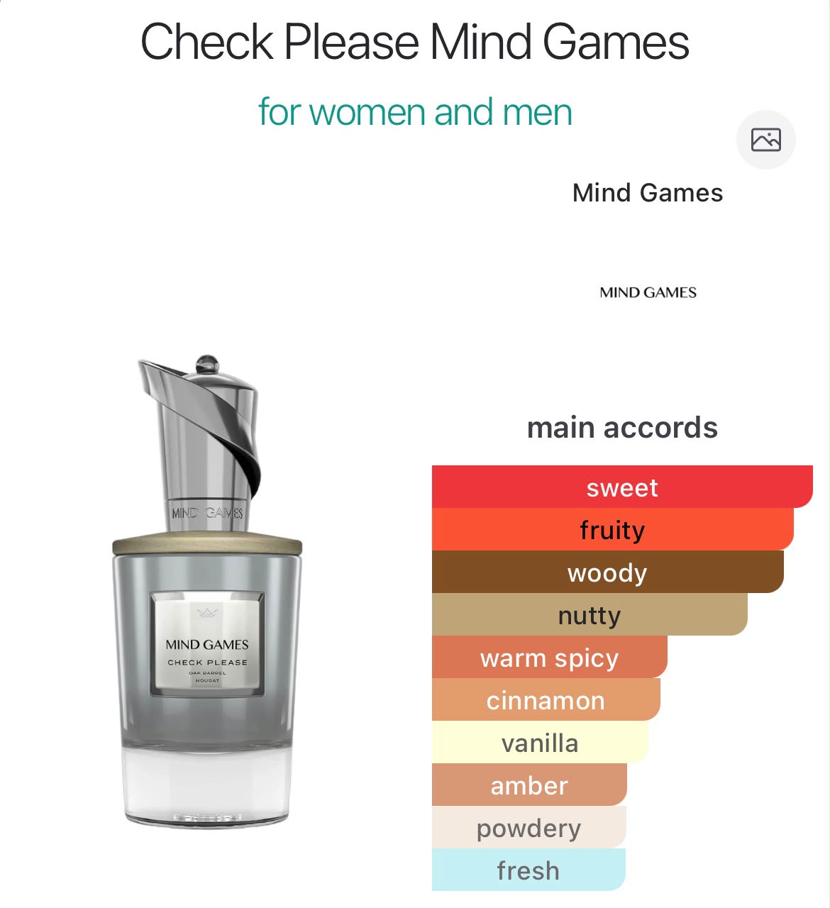 Mind Games Check Please - Perfume oil impression