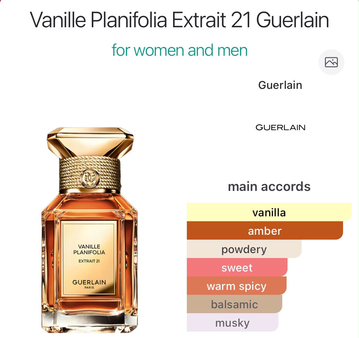 Vanille Planifolia - Perfume oil impression