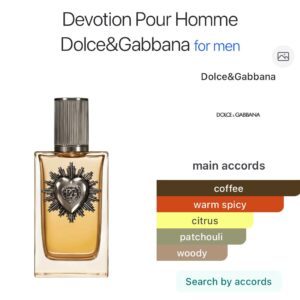Devotion pour homme - Perfume oil impression