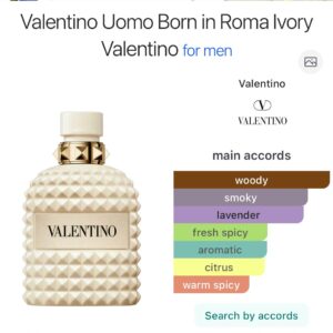 Valentino Uomo Born in roma ivory - Perfume oil impression