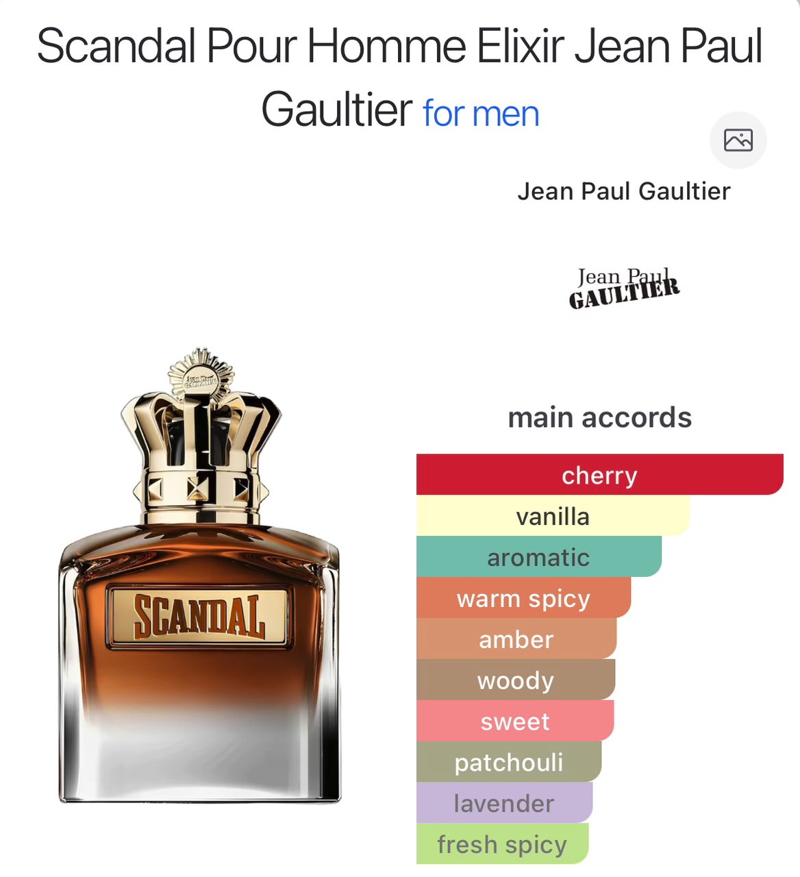Scandal Elixir - Perfume oil impression