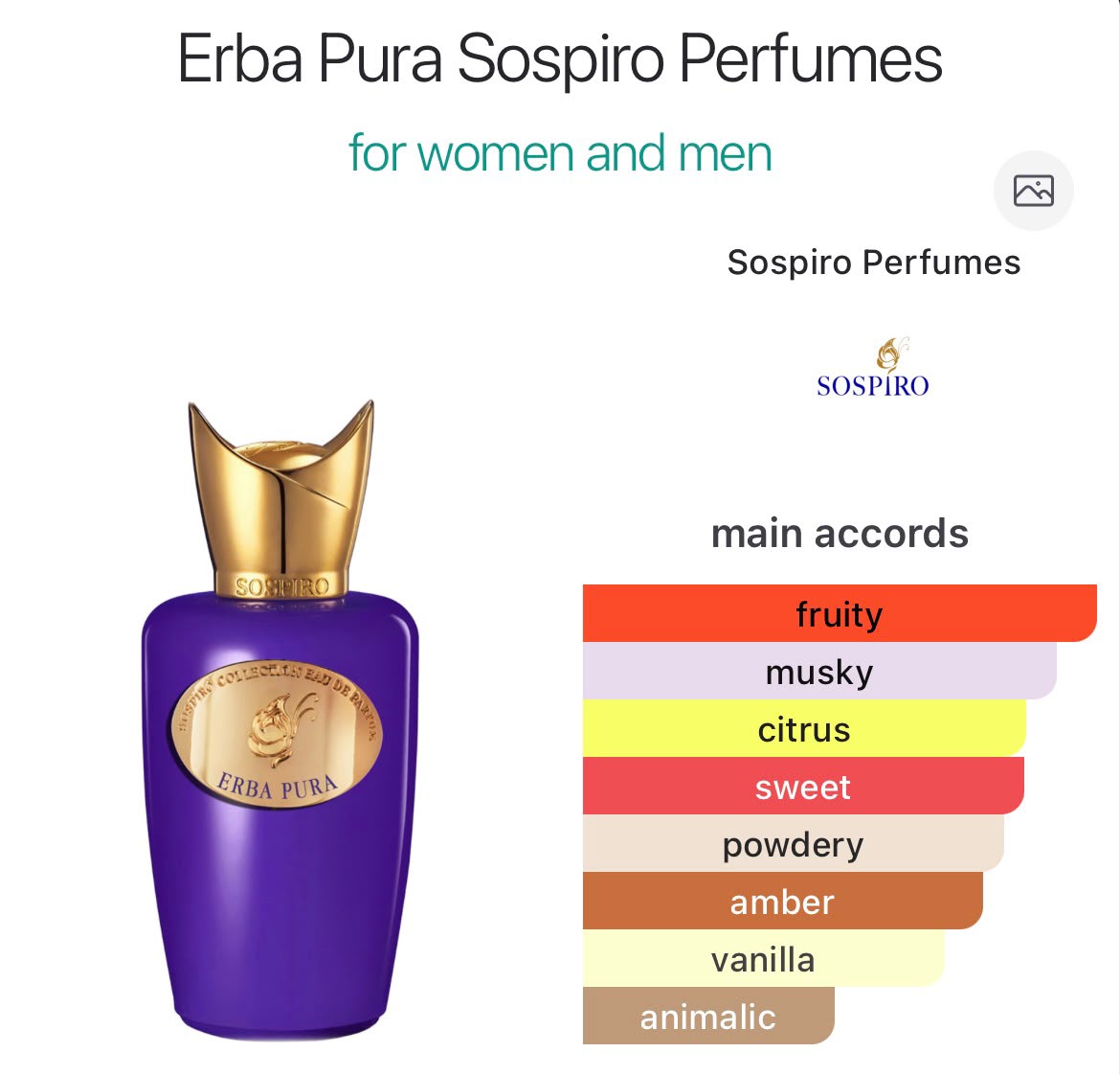 Sospiro Erba Pura - Perfume oil impression
