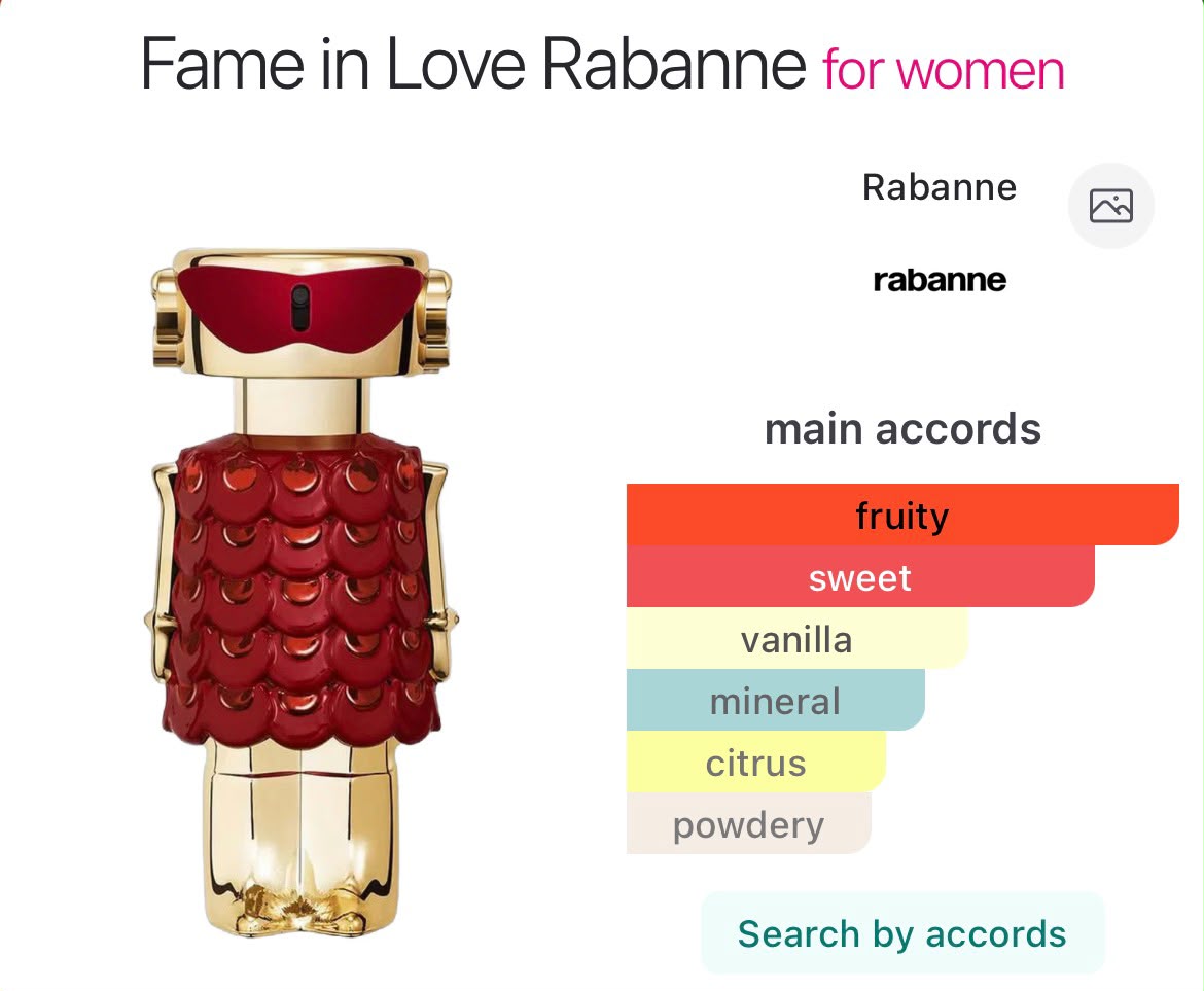 Fame in love - Perfume oil impression